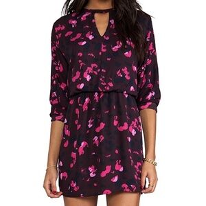 EIGHT SIXTY Dress in Eggplant & Magenta